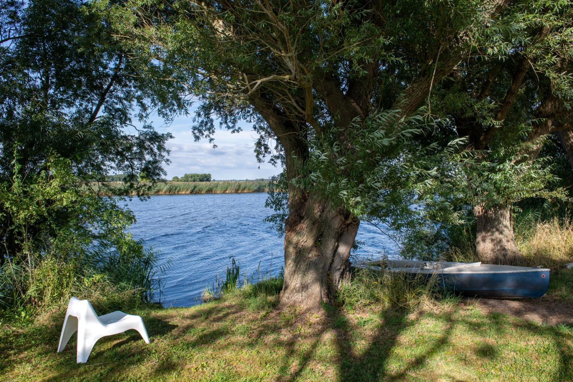Vila Reetdachhaus Eiderblick Breiholz Exteriér fotografie